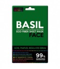 Beauty Face Ist Mask For Face Fiber Eco with Basil