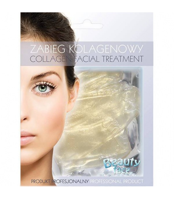 Beauty Face Masque Collagen Face Reconstructive And Enlightening, Diamond And Gold