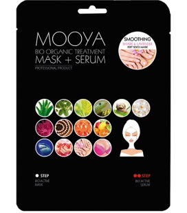 Beauty Face Mask + Serum Mooya Bio Organic Exfoliation And Nutrition For Feet Rough