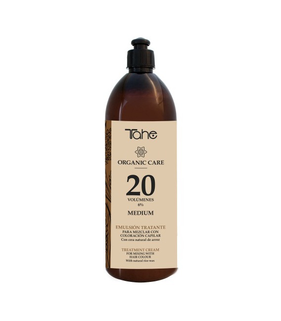 Tahe Organic Care Treatment Emulsion 20 Vol 6% Medium 900ml