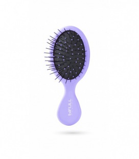 Bifull Brosse Ovale Mini Soft Touch Mousseux Lilas
