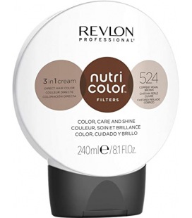 Revlon Nutri Color Creme 524 Chátain  Perlé Cuivre 240ml