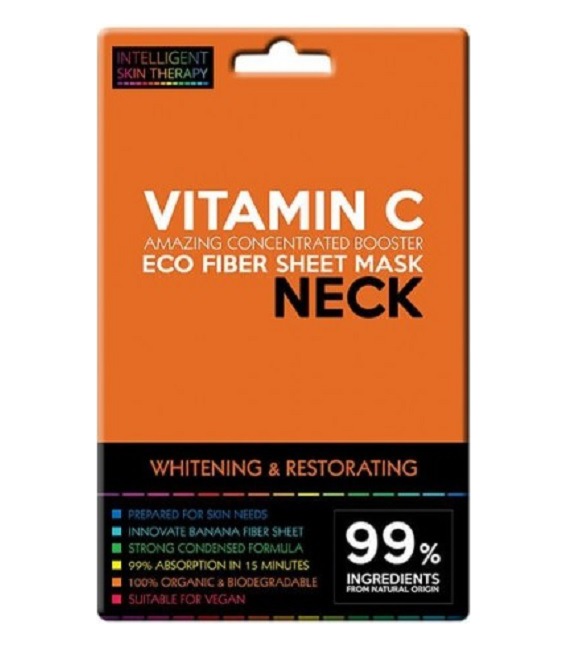 Beauty Face Mask IST Neck Fibers Eco Vitamin C
