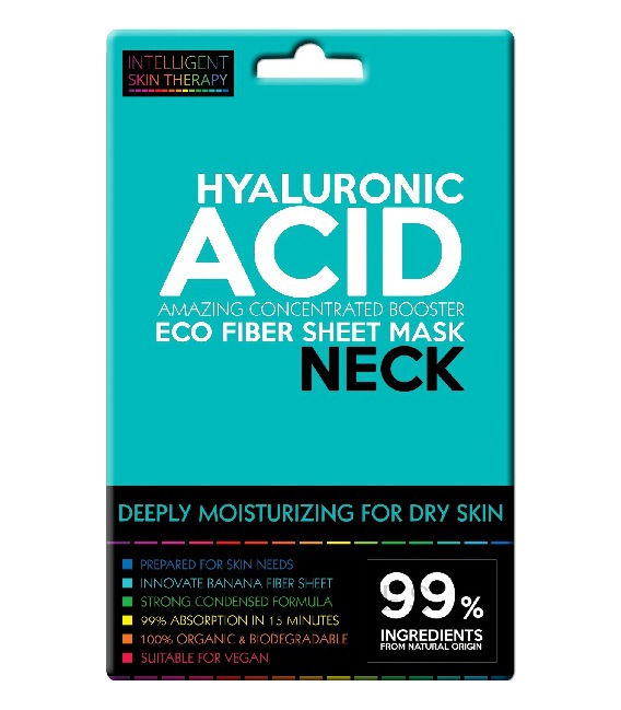 Beauty Face Mask IST Neck Fibers Eco Hyaluronic Acid