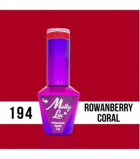 Molly Lac Semi-permanent enamel Rowanberry Coral 10 ml 194