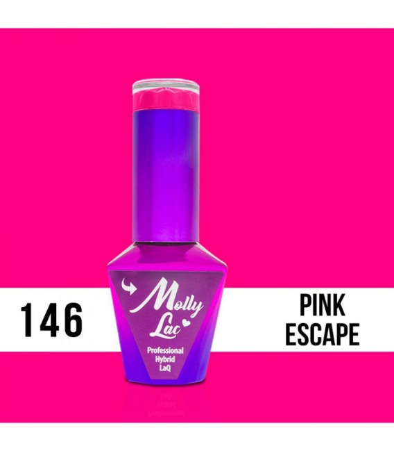 Molly Lac Vernis Semi-permanent Pink Escape 10 ml 146