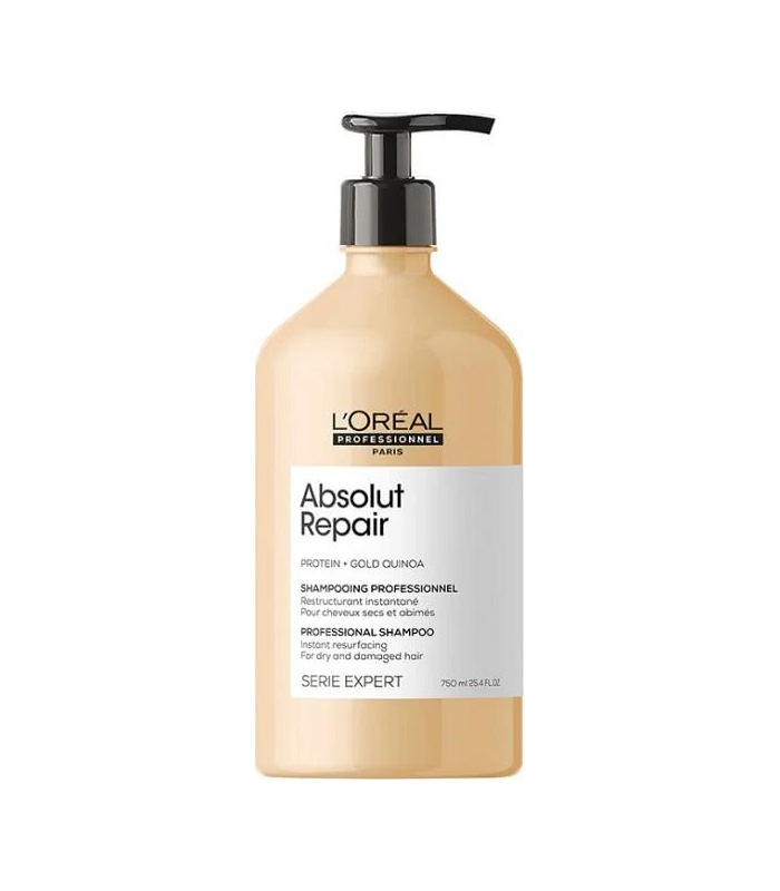 Mindre end genvinde Hjelm L'Oreal Absolut Repair Shampoo 750ml Riparazione shampoo per danneggiato