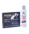 Valquer Hair Care Pack 6 Placenta Vials + Placenta Shampoo 200ml