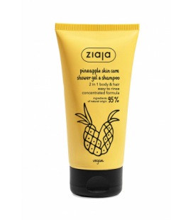 Ziaja Pineapple Skin Care Shower Gel & Shampoo 160ml