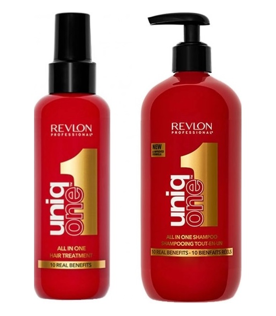 Revlon Pack Uniq One Traitment 150ml + Shampooing 300ml
