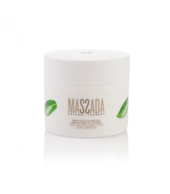 Massada Facial Cleansing Green Tea Dead See Exfoliating Salts 200g