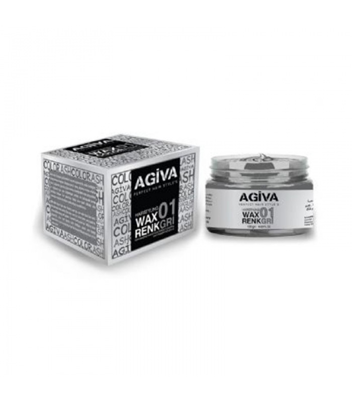 Agiva Hairpigment Wax 01 Color Ash 120g - Edenshop