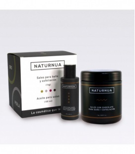 Naturnua Salts With Chocolate For Bath And Exfoliation 1000 ml