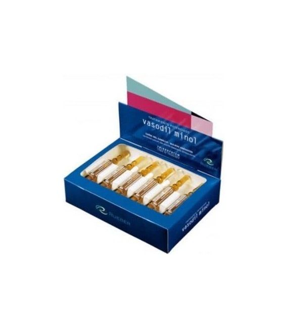 Rueber Flacons Vasodil Minol 12 ampoules x 10ml