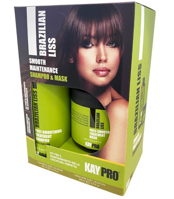 Kaypro Brazilian Liss Perfect Straightening Maintenance Kit 500+500ml