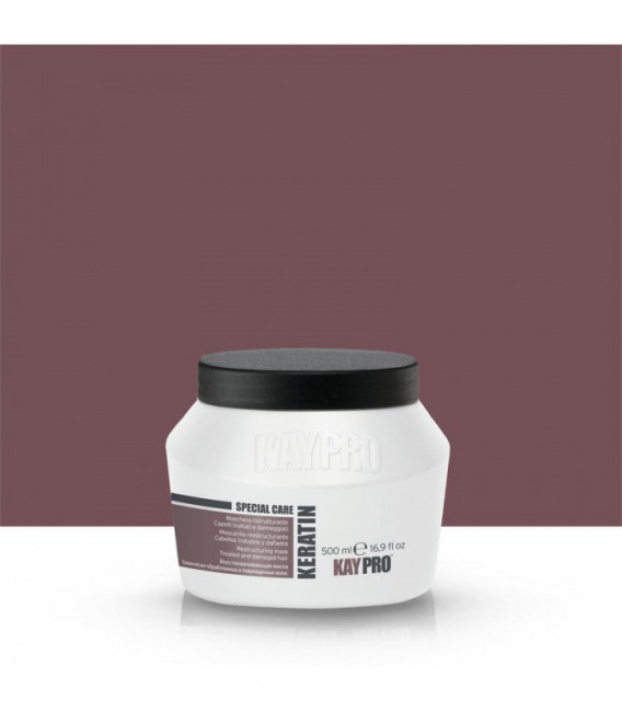 Kaypro Keratin Restructuring Mask for Treated and Damaged Hair 500 ml