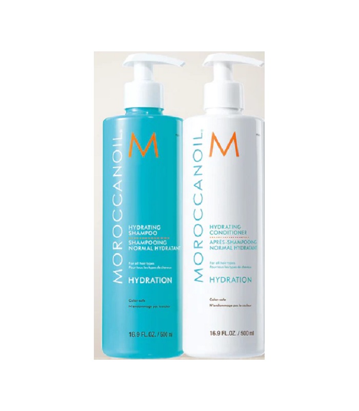 salon Høj eksponering transfusion Moroccanoil Hydration Duo Shampoo and conditioner 500ml