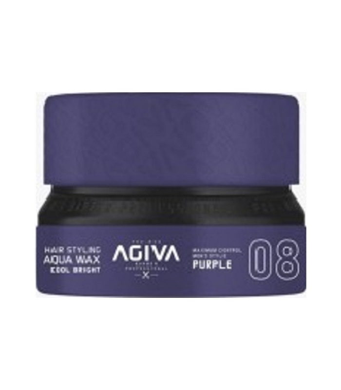 Agiva Cream Wax 08 Pomade Shine-Finish-Medium-Control-175ml - Edenshop