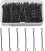 Hair Forks 50 mm 100 Units Black Color