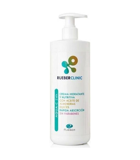 Crema Hidratante Corporal Aqua C 24H Rueber 500 ml