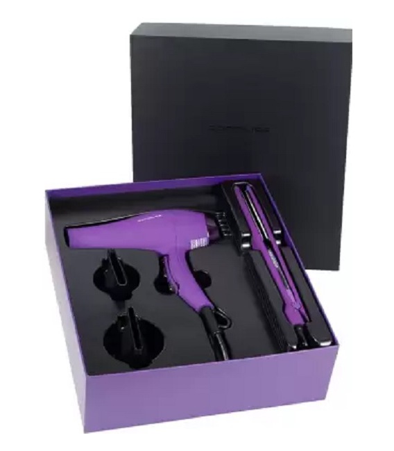 Corioliss C3 Black Chrome + Flow DC  Purple Kit