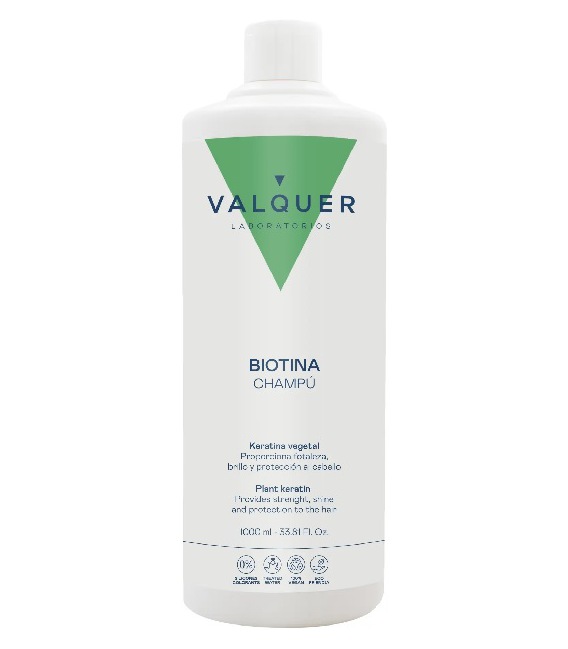 Valquer Shampoo With Biotin And Keratin 1000ml