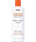 Cantu Men Shea Butter 3 In 1 Shampoo Conditioner  Body Wash 400ml