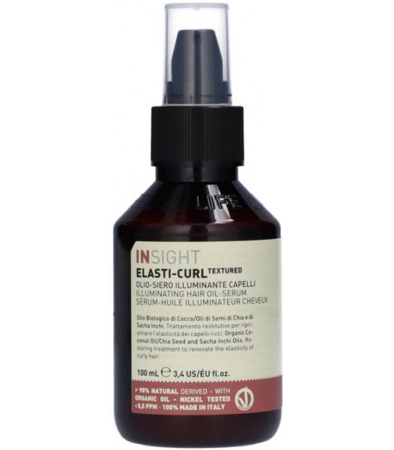 Insight Elasti-Curl Textured Illuminating Hair Oil-Serum 100ml