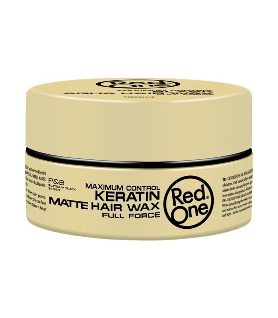 Red One Keratin Matte Hair Wax 150ml