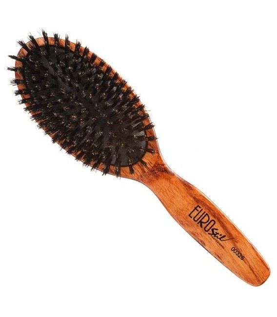 Eurostil Brosse Ovale En Bois Poils De Sanglier