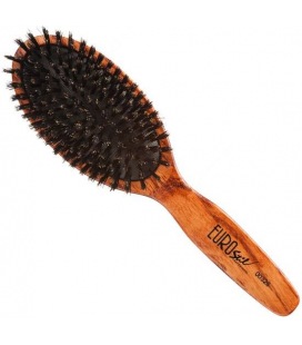 Eurostil Brosse Ovale En Bois Poils De Sanglier