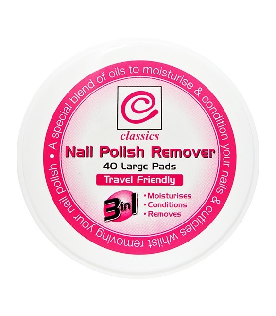 Classiques Nail Polish Remover 40 Plaquettes De Grande