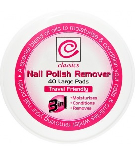 Classics Nail Polish Remover 40 Pads Large