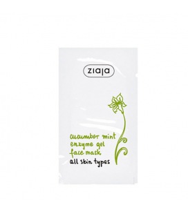 Ziaja CUCUMBER AND MINT Enzymatic facial Masque Pack 20 x 7ml