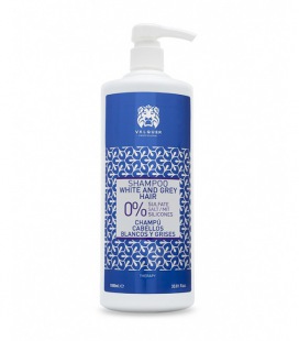 Valquer Shampooing Cheveux Blancs Et Gris 0% 1000ml