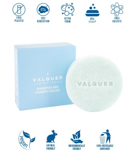 Valquer Shampoo Solid Sky Without Sulfates for Normal Hair 50g