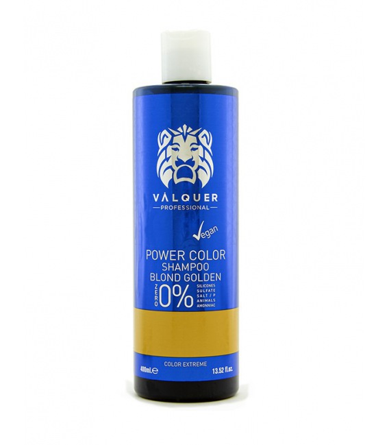 Valquer Shampooing Power Color Golden Blonde 0% 400ml