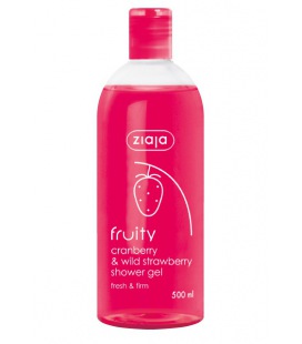 Ziaja Fruity Cranberry & wild Strawberry Wild Bath and shower Gel 500ml