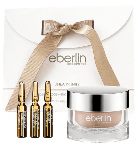 Eberlin Infinity Kit Sensitive Moisturizing Cream 50 ml + 3 Ampullen mit 2 ml