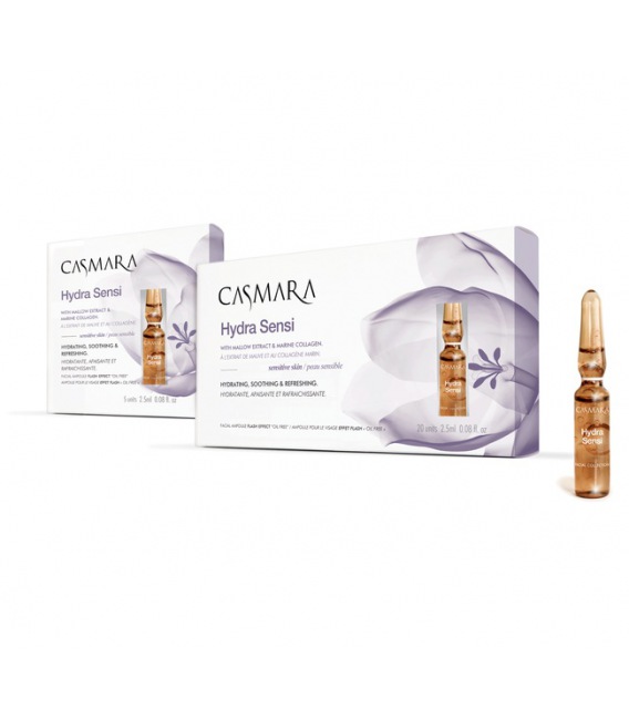 Casmara Hydra Sensi Blasen-Flash-Empfindliche Haut 20 Pcs X 2,5 ml
