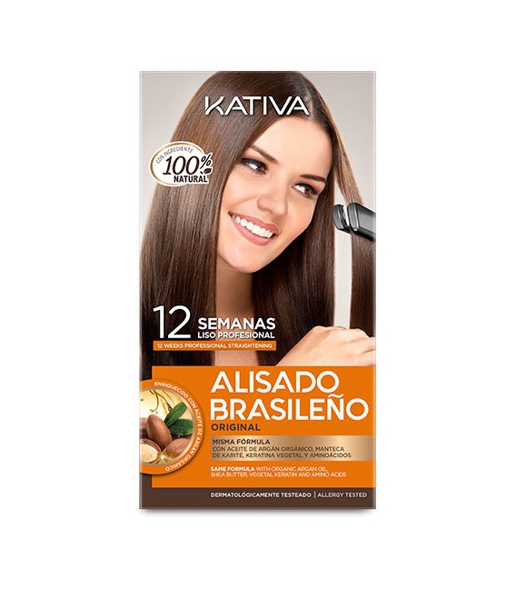 Kativa Brazilian Straightening Kit At Home 1 Use