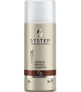 System Professionelle Keratin Schützen Shampoo Luxeoil 50 ml