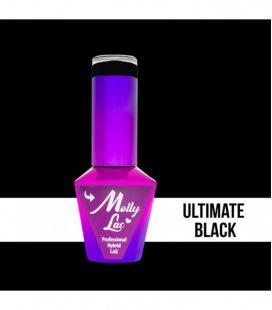 Molly Lac Esmalte semipermanente Ultimate Black 10 ml