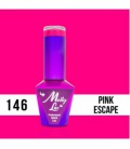 Molly Lac Esmalte semipermanente Pink Escape 10 ml 146