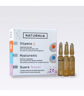 Naturnua Pack 3 ampollas Vitamin C + Hyaluronic + Suero Tensor