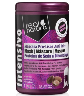 Real Natura Mask Without Salt Pro Smooth Anti Frizz Curly Friendly Argan 1000g