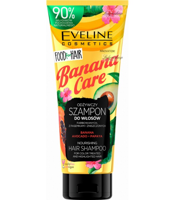 Eveline Food For Hair Banana Care Shampoo 250ml