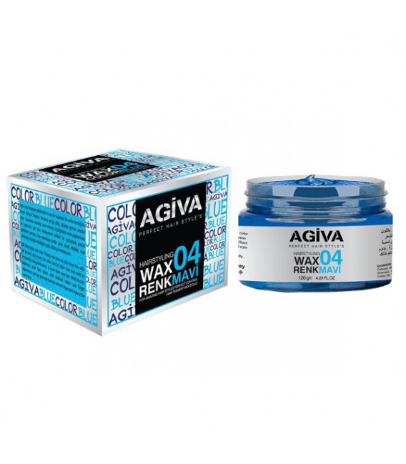 Agiva Hairpigment Wax 04 Color Blue 120g