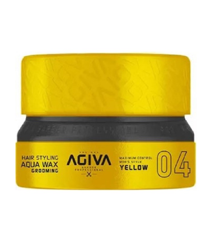 Agiva Hair Styling Wax 04 Extra Strong Black 90ml - Edenshop