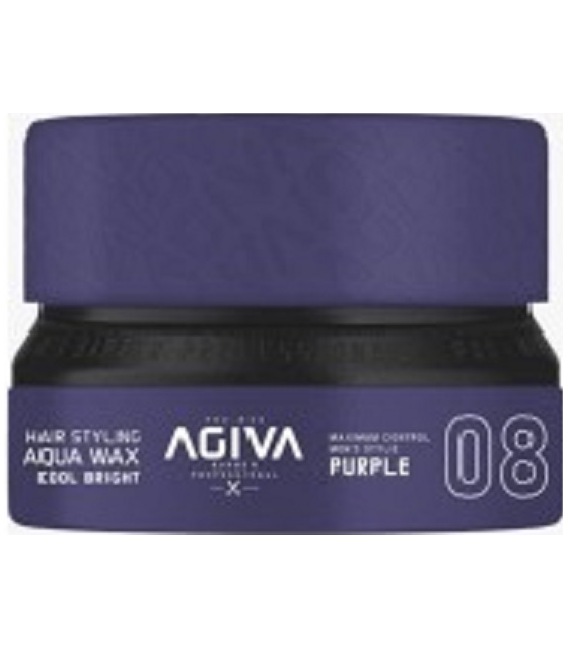 Agiva Hair Styling Aqua Wax Cool Bright Purple 08 155ml